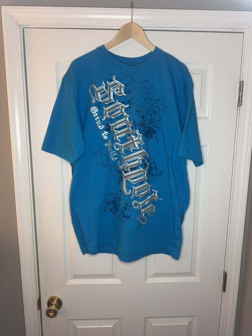 Southpole Graphic Logo T-Shirt Blue 3XL